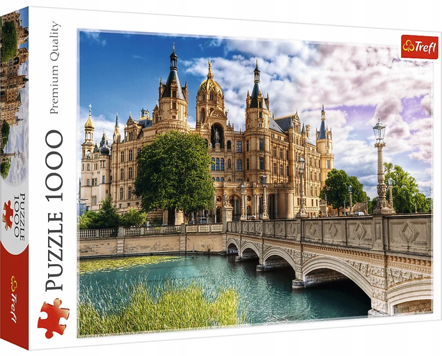 Puzzle 1000 Układanka Wyspa ZAMEK Most Woda Niebo 12+ Trefl 10669