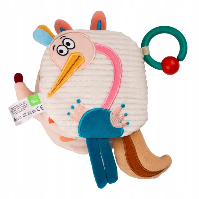 Pluszowa książeczka sensoryczna, 0m+ | Akuku