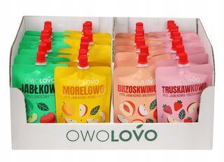 MUSY OwoLovo OWOCOWE MIX SMAKÓW 40 Sztuk x 200g