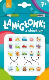  Łamigłówki z ołówkiem 7+ Książeczka turkusowa
