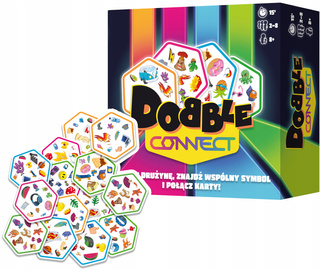 DOBBLE CONECT Gra Karciana Symbole 8+ Rebel