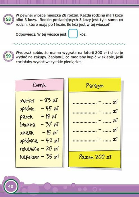 Zadania i łamigłówki dla logicznie... 9-11 lat