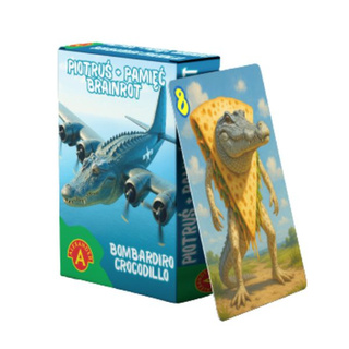 Karty Do Gry BRAINROT Bombardiro Crocodillo Gra Karciana 4+ Alexander 3152