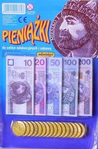 Pieniążki Edukacyjne do Zabawy Adamigo 