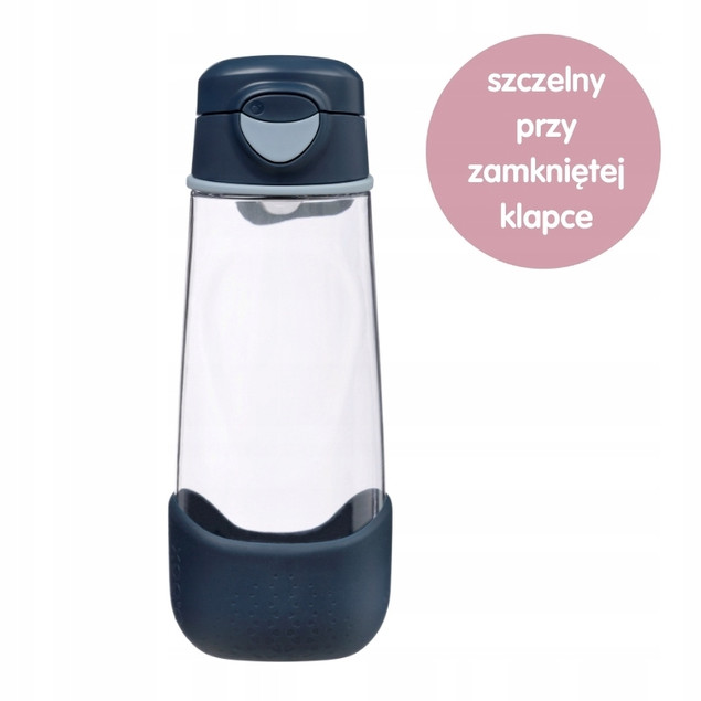 Sportowa Butelka Tritanowa Bidon Ustnik ZIELONY Dla Dzieci 600ml 3+ B.Box