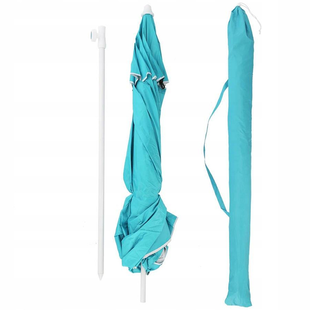 DUŻY parasol OGRODOWY PLAŻOWY czasza 190cm PARAWAN
