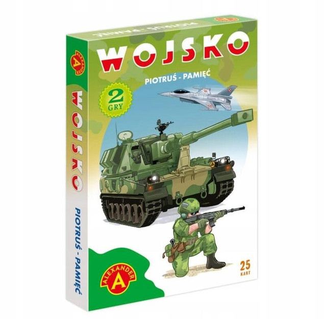Karty Piotruś + Pamięć - Wojsko 2613 gra ALEXANDER