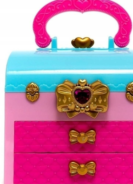 KUFEREK KOSMETYKÓW DO MAKIJAŻU DLA DZIECI LAKIERY