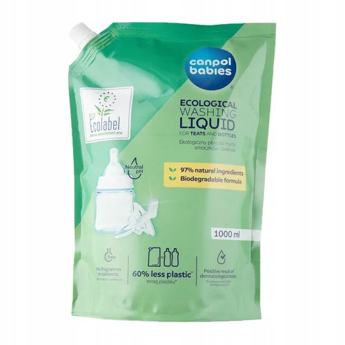 Canpol babies szczotka do butelek i smoczków z gąbką i przyssawką