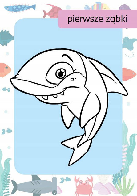 Kolorowanka z tatuażami. Rekiny Skrzat