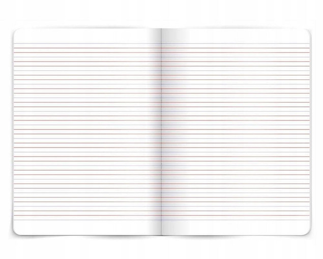 Zeszyt Szkolny A5 32k Linia Kolorowa PUSHEEN Laminowany Unipap