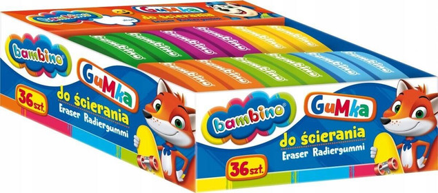 Bambino gumka do ścierania kolor