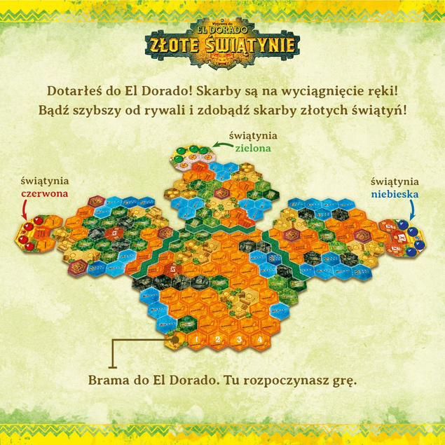 Gra Planszowa Wyprawa do El Dorado Złote Świątynie 10+ Nasza Księgarnia