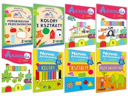 Akademia Mądrego Malucha 2-LATEK Podobieństwa i Przeciwieństwa 80 NAKLEJEK