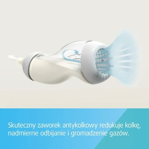CANPOL Butelka ANTYKOLKOWA Do Karmienia S-SHAPE Szeroka PP 0M+ 200ml 24/201