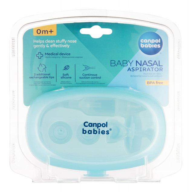 Canpol babies aspirator do nosa z miękką końcówką-wyrób medyczny