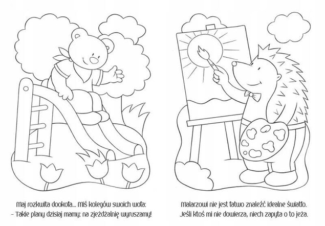 Wesołe kolorowanki z hipciem