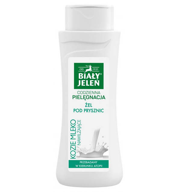 Żel pod prysznic. Kozie Mleko 300 ml | Biały Jeleń