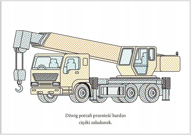 Malowanki wodne. Wyczaruj maszyny budowlane