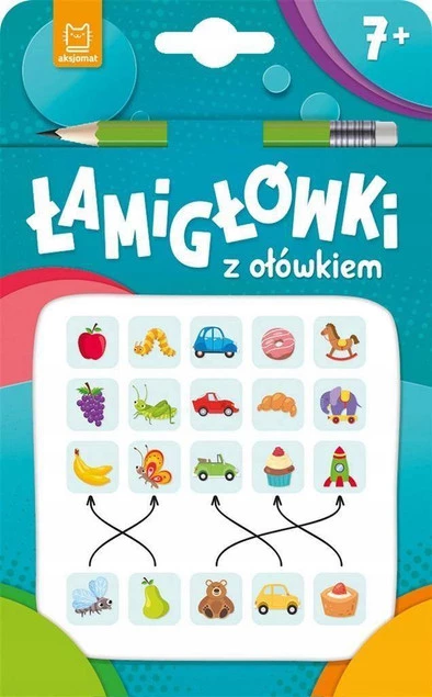  Łamigłówki z ołówkiem 7+ Książeczka turkusowa