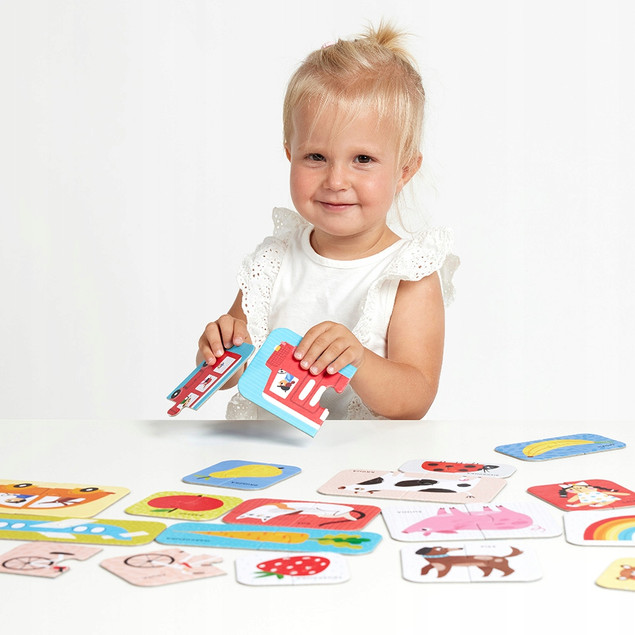 CzuCzu Puzzle do pary Pierwsze słowa 18m+ Bright Junior Media