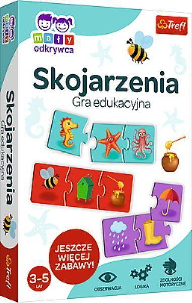 Skojarzenia mały odkrywca gra edukacyjna 01947 Trefl