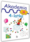 Akademia 4-Latka Czterolatka Zadania Ćwiczenia Z Naklejkami Naklejki SBM