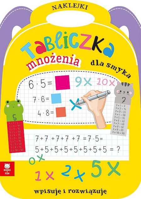 Tabliczka Mnożenia Dla Smyka Książeczka Edukacyjna BooksAndFun BF0542