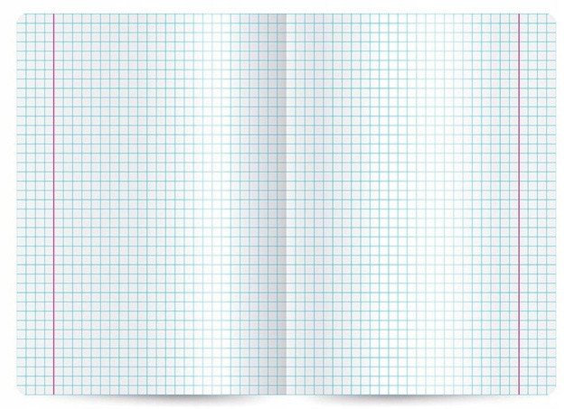 Interdruk zeszyt A5 60k kratka margines One Color