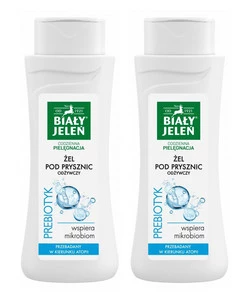 2x BIAŁY JELEŃ Żel Pod Prysznic PREBIOTYK Oczyszcza Pielęgnuje 300ml