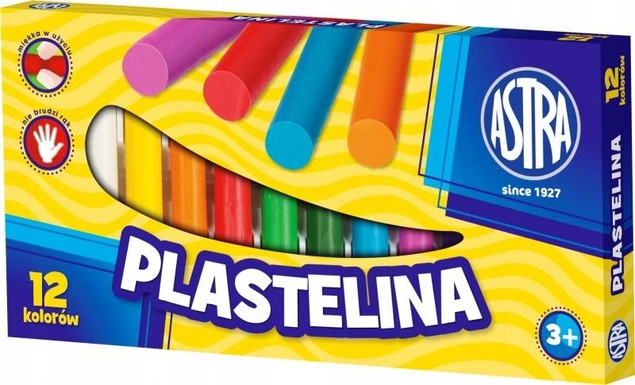 Plastelina 12kol ASTRA