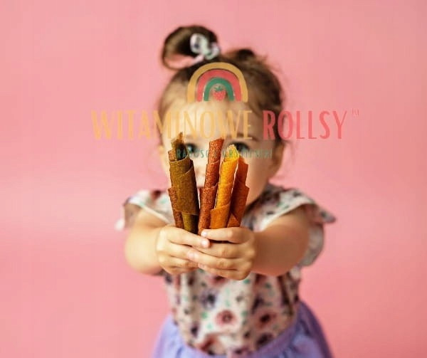 Rollsy Przekąski JABŁKO SZPINAK DYNIA MARCHEW 50g Naturalnie Zdrowi