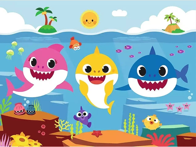 Puzzle 30 Podwodny świat rekinów Baby Shark 18284 