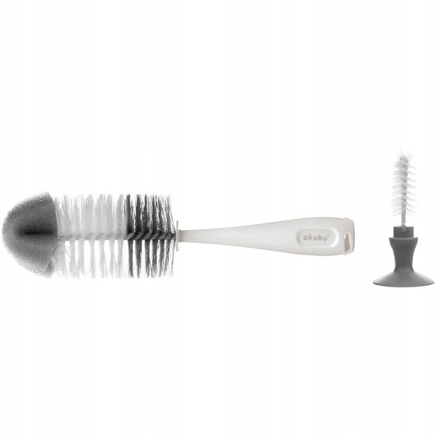 AKUKU SZCZOTKA DO BUTELEK SMOCZKÓW Z PRZYSSAWKĄ