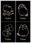 4 X ZESZYT A5, 60 KARTEK, KRATKA Z MARGINESEM, PUSHEEN BLACK, KOTEK KOT