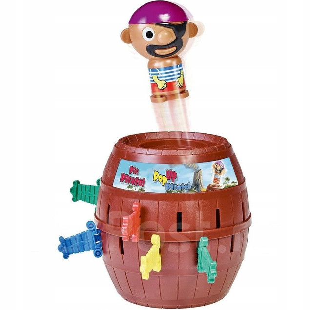 BECZKA PIRATA Gra zręcznościowa TOMY 7028