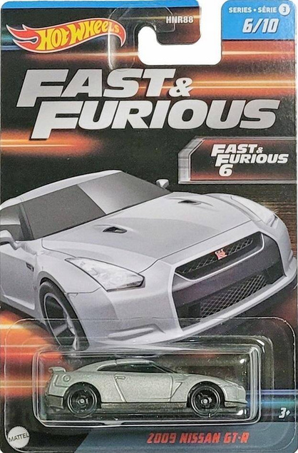 Hot Wheels Auto 2009 Nissan GT-R 1:64 HNT16