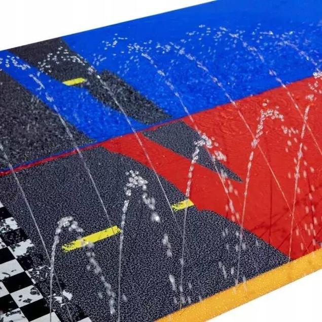 ŚLIZGAWKA WODNA BESTWAY 2 TORY + GRA 4 PIERŚCIENIE