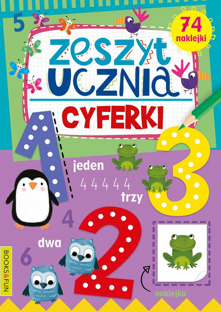 Zeszyt Ucznia Cyferki + Naklejki BooksAndFun