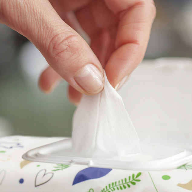 KINDII Chusteczki NAWILŻANE Natural Balance 60 szt. z Klapką