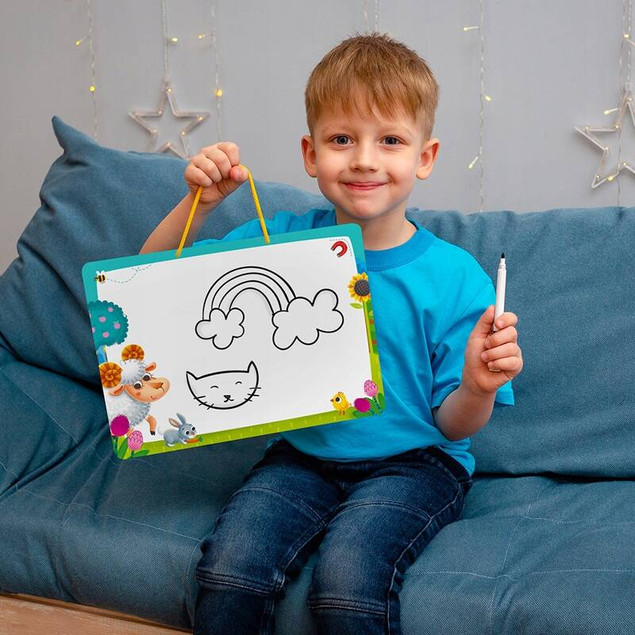 Tablica magnetyczna Suchościeralna A4 Farma