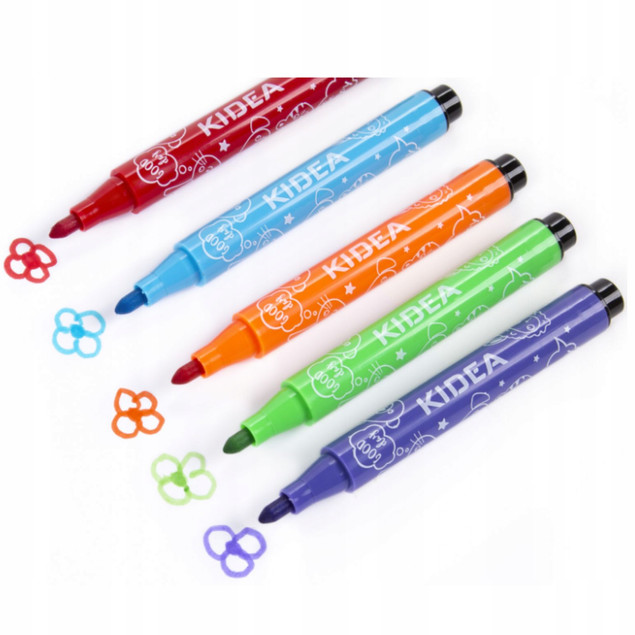 Flamastry Jumbo 24 kolory Kidea