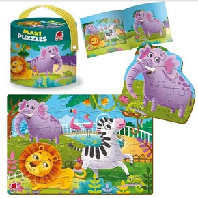 Puzzle Maxi 2w1 48 el. Układanka ZOO Tekturowe 3+ Roter Kafer