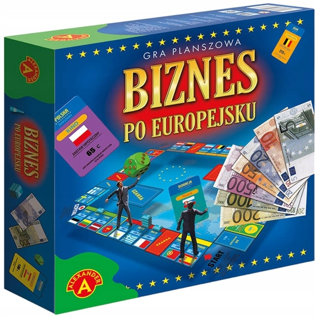 Biznes Po Europejsku Edukacyjna Gra Planszowa 8+ Alexander 0241