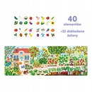 Puzzle Co Rośnie w OGRÓDKU 3+ 4+ 40el. Układanka CzuCzu 914826