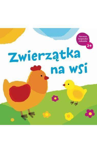 2-latek się bawi. Zwierzątka na wsi