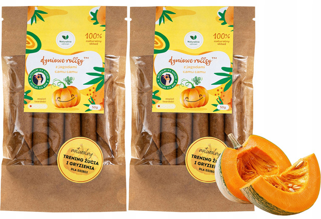 2x Rollsy DYNIOWE Z Jagodami Camu Camu 50g Naturalnie Zdrowi