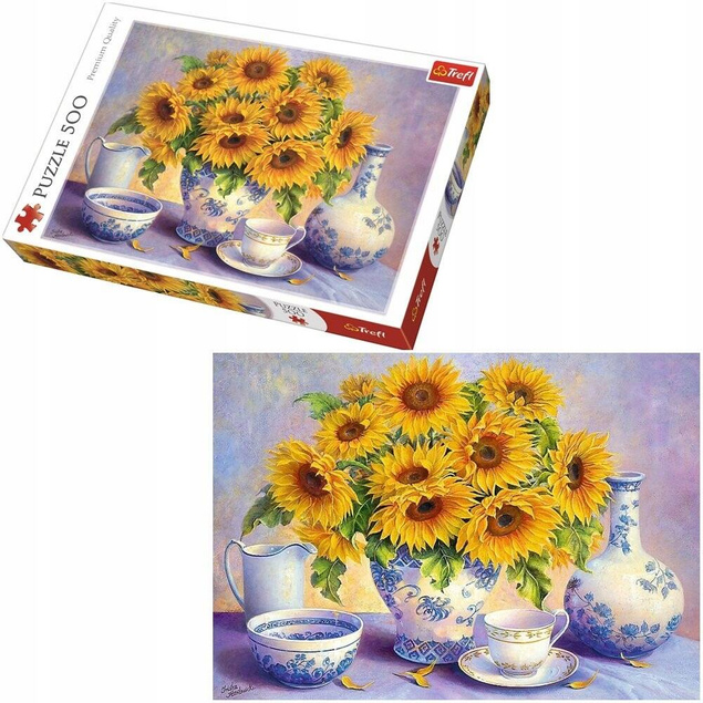 PUZZLE 500el Słoneczniki TREFL 37293