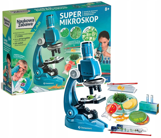 Naukowa zabawa. Super mikroskop