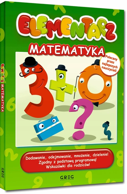 Elementarz Matematyka Zadania Ćwiczenia Nauka Liczenie BR Greg